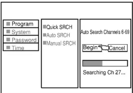 Palsonic HDSTB100 - Auto Search - 2