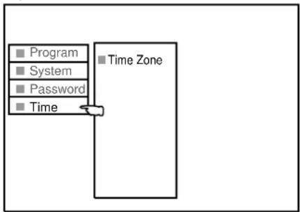 Palsonic HDSTB100 - Time zone selection - 1