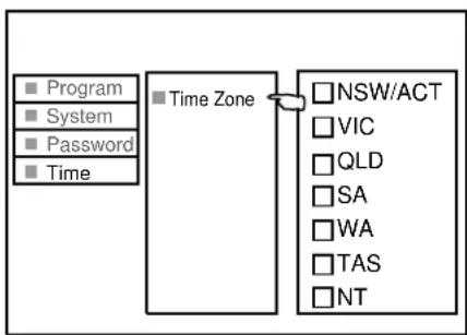 Palsonic HDSTB100 - Time zone selection - 2