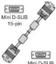Mini D-SUB 15-pin Mini D-SUB