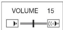 MITSUBISHI HD8000 - Volume from the speaker - 1