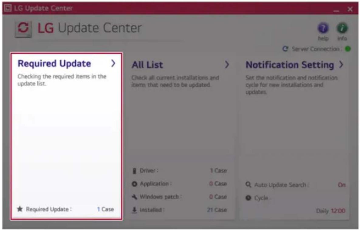 LG 15Z90NRAAS9U1 - RequiredUpdate - 1