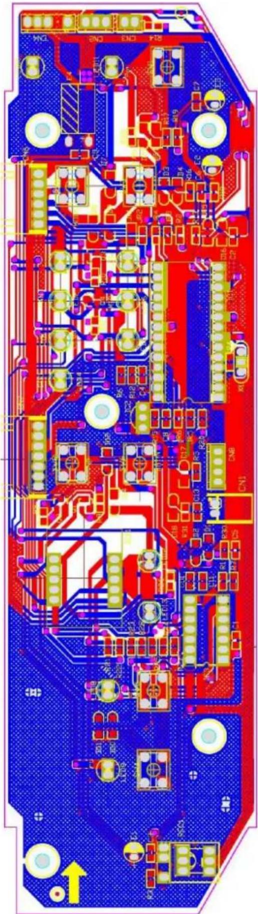 MIDEA MPK-08CE - DISPLAY BOARD SCHEME: - 1