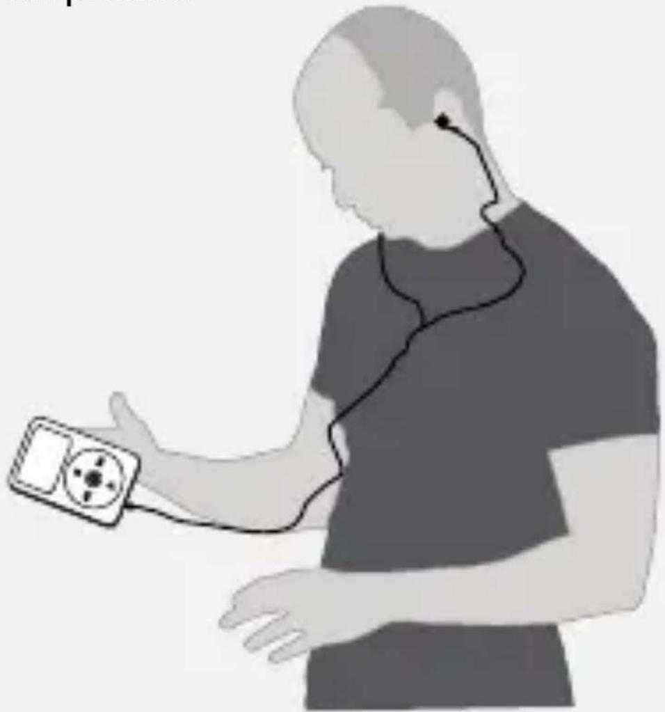Steren AUD-297 - How to place the earphone - 1