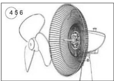 MATSUI MF222SL - How to assemble your fan - 8
