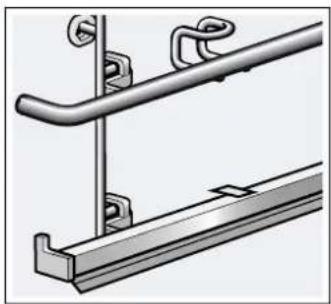 NEFF C88FT38N0B - Changing the shelf position for the telescopic rail - 1