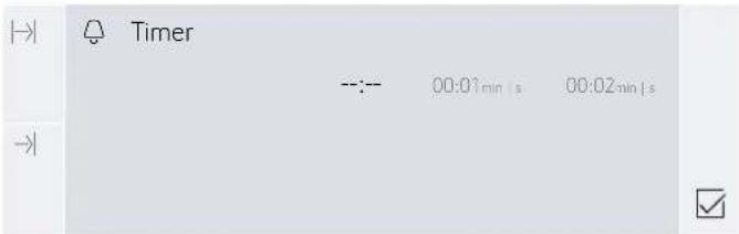 NEFF C88FT38N0B - Showing and hiding the time-setting options - 1