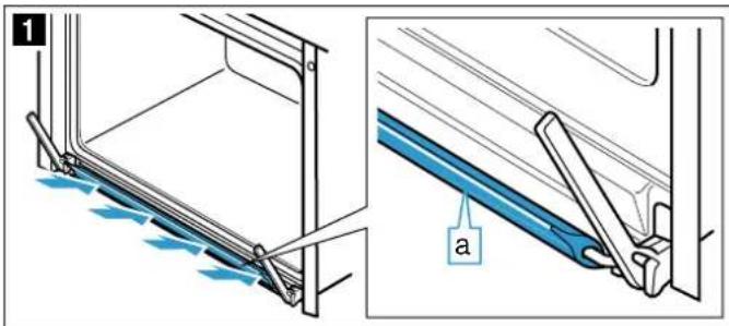 NEFF C88FT38N0B - Refitting the appliance door - 1