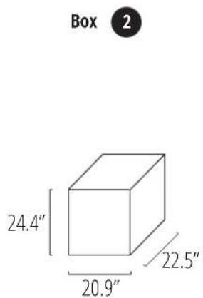 Box 2 24.4" 20.9" 22.5"