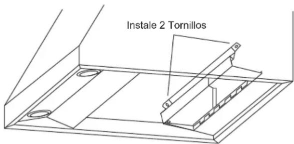 Instale 2 Tornillos
