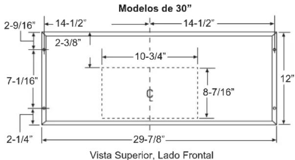 GE CVW93012MSS - (Método Alternativo de Montaje) INSTALE LA CAMPANA EN EL SOFITO O DEBAJO DE LOS GABINETES - 3