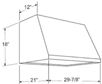 12" 18" 21" 29-7/8"