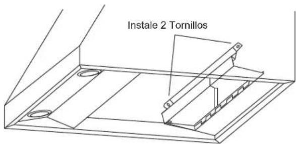 Instale 2 Tornillos