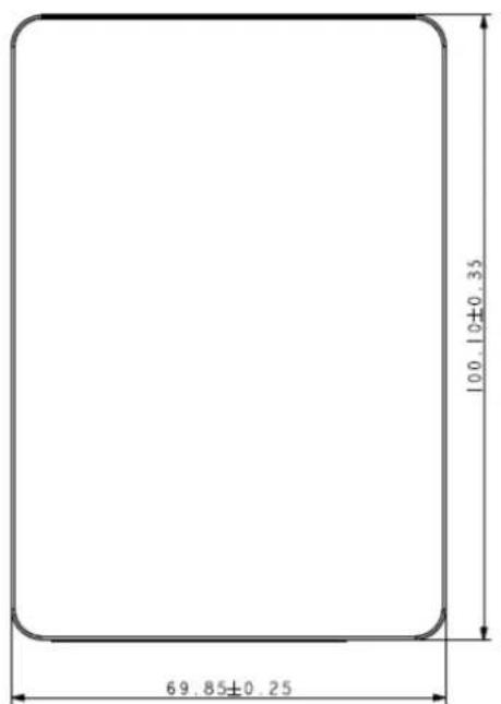 Advantech SQF-S25V8-960G-SCE - Physical Dimension - 1