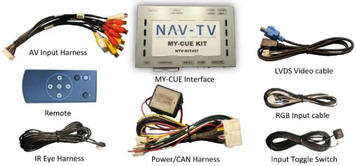 NAV-TV NTV-KIT457 - Kit Contents - 1