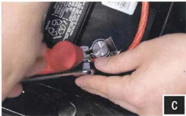 SSV Works US2-C65 - CONNECTING POWER & GROUND CABLE TO BATTERY - 5