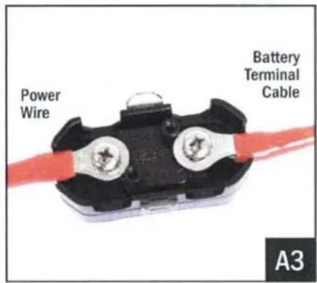 SSV Works US2-C65 - CONNECTING POWER & GROUND CABLE TO BATTERY - 3