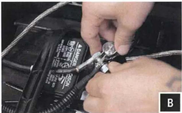 SSV Works US2-C65 - CONNECTING POWER & GROUND CABLE TO BATTERY - 4