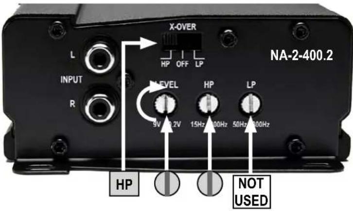 MB QUART MBQX-POD-1 - ADJUST NA2-400.2 TWO-CHANNEL AMPLIFIER - 1
