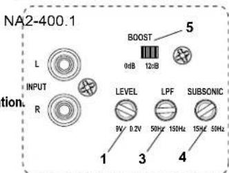MB QUART MBQX-POD-1 - ⑤ BOOST Switch - 3