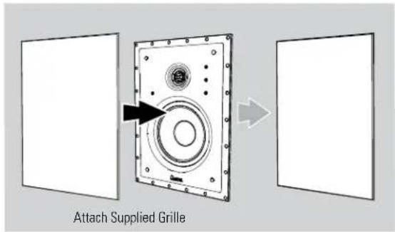 Attach Supplied Grille