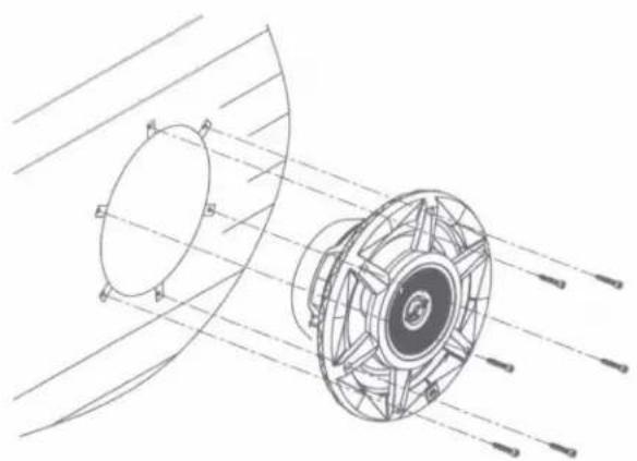 JBL Stadium MW8030AM - MOUNTING THE SPEAKER - 1