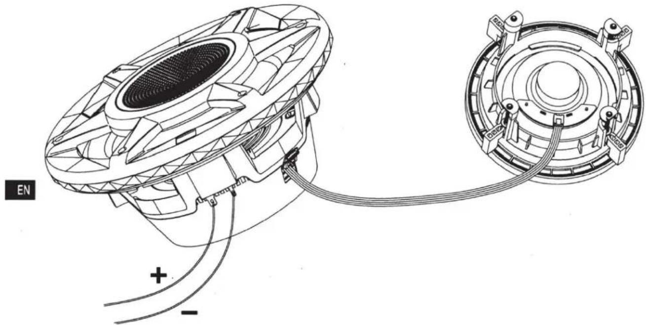 JBL Stadium MB8030AM - FLUSH-MOUNTING THE TWEETER - 2