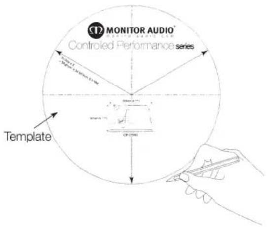 MONITOR AUDIO Controlled Performance CP-WT240LCR - Fitting the Controlled Performance Loudspeakers - 1