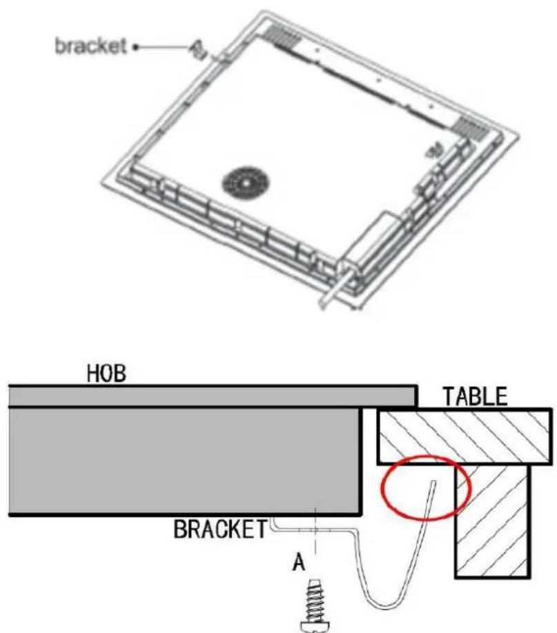 bracket HOB TABLE BRACKET A