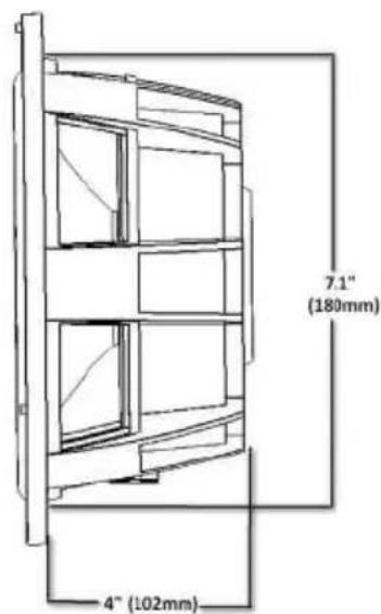 7.1" (180mm) 4" (102mm)