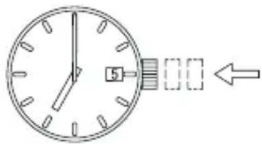 ORIENT Contemporary WDAC001Z - [How to set the time] - 3