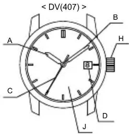 ORIENT Contemporary DJ05001W - ◆ 螺丝锁紧型把头的手表款式 - 4