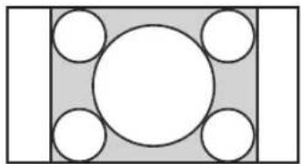 SONY KDF-55XS955 - Changing the Wide Screen Mode for 4:3 Source (Standard definition source) - 2