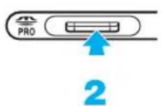 SONY KDF-55XS955 - Removing a Memory Stick - 1