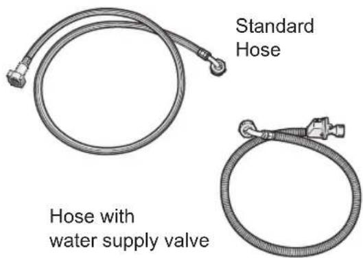 Standard Hose Hose with water supply valve