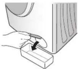 PANASONIC NA-148VB6WGN - Cleaning the drain filter - 1