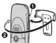 PANASONIC KX-TG6592E - Belt clip - 2