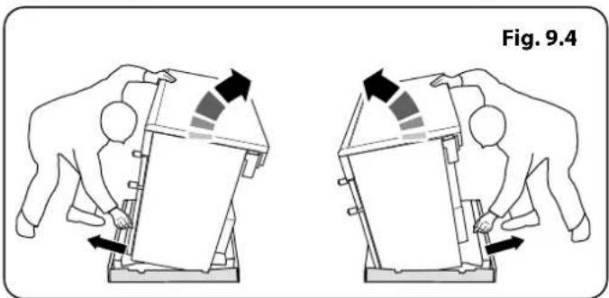 RANGEMASTER KCH110DFFSS - Moving the Cooker - 6
