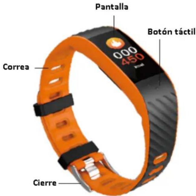 Pantalla 000 450 Botón táctil Correa Cierre
