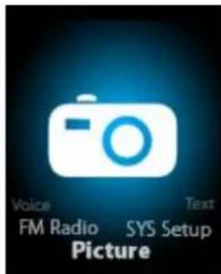 Voice FM Radio Picture Text SYS Setup