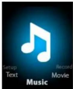 Setup Text Music Record Movie