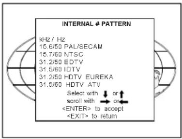 Barco Data 1209s - Internal Cross Hatch Pattern - 2