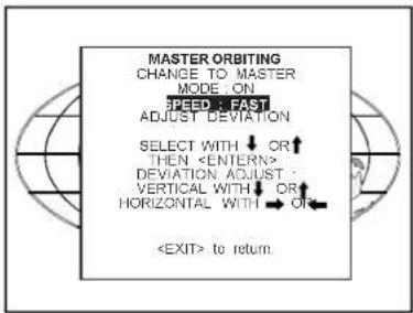 Barco Data 1209s - Orbiting Speed Toggle (only in MASTER Orbiting) - 1