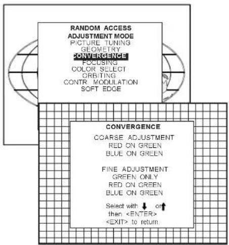 Barco Data 1209s - Convergence Adjustment - 1