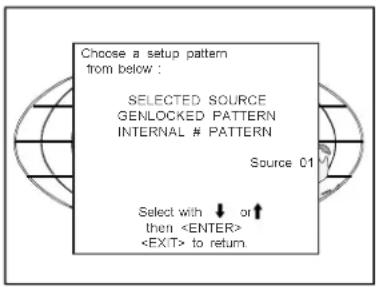 Barco Data 1209s - Internal Cross Hatch Pattern - 1