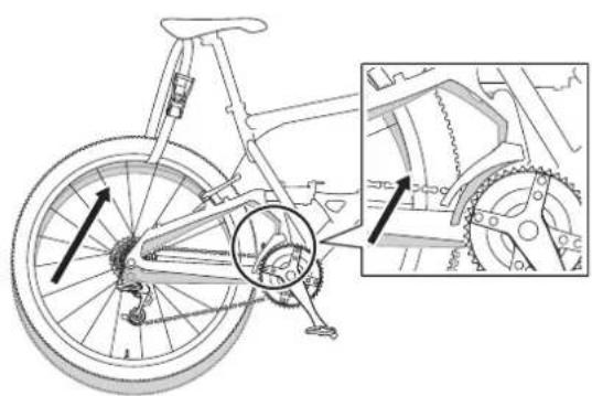 SHIMANO FD-M672-H - Installation on rear suspension types - 1