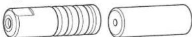 SHIMANO FD-M672-H - Cover with tongue - 1