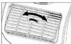 Snö ARC-12D - Regulating the airflow direction - 1