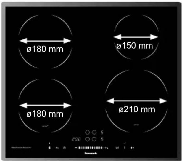 Ø180 mm Ø150 mm Ø180 mm Ø210 mm 200 0 5 Preset