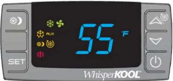 55 °F SET WhisperKOOL™